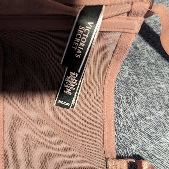 Victoria’s Secret Very Sexy Satin Balconette Bustier Crop Top bra mauve - Picture 3 of 8